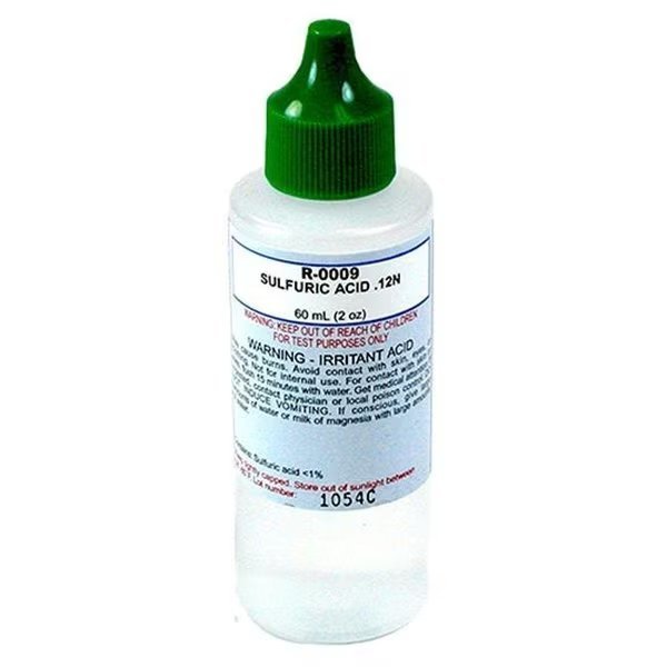 Taylor Technologies R-0009-C-12 2 Oz. Sulfuric Acid Reagent No. 9, Taylor Technologies, Mfr#: R0009C